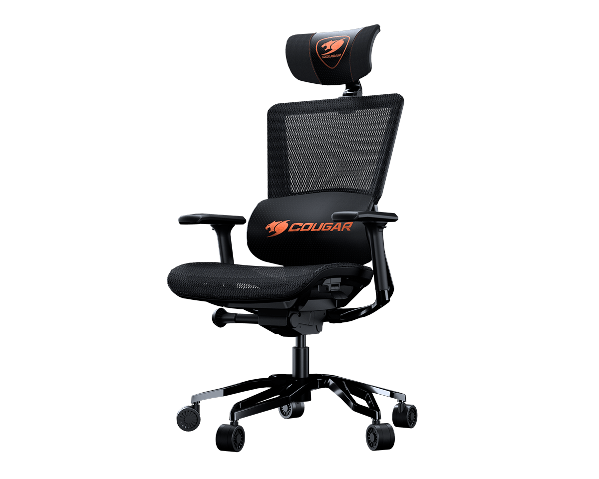 Silla Gaming COUGAR ARGO BLACK Reposabrazos y Respaldo Ajustable Hasta 120kg