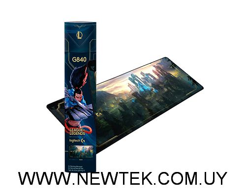 Mouse Pad Logitech G840 943-000543 Gaming LoL 138.3 x 63.6 mm Tamaño XL Goma