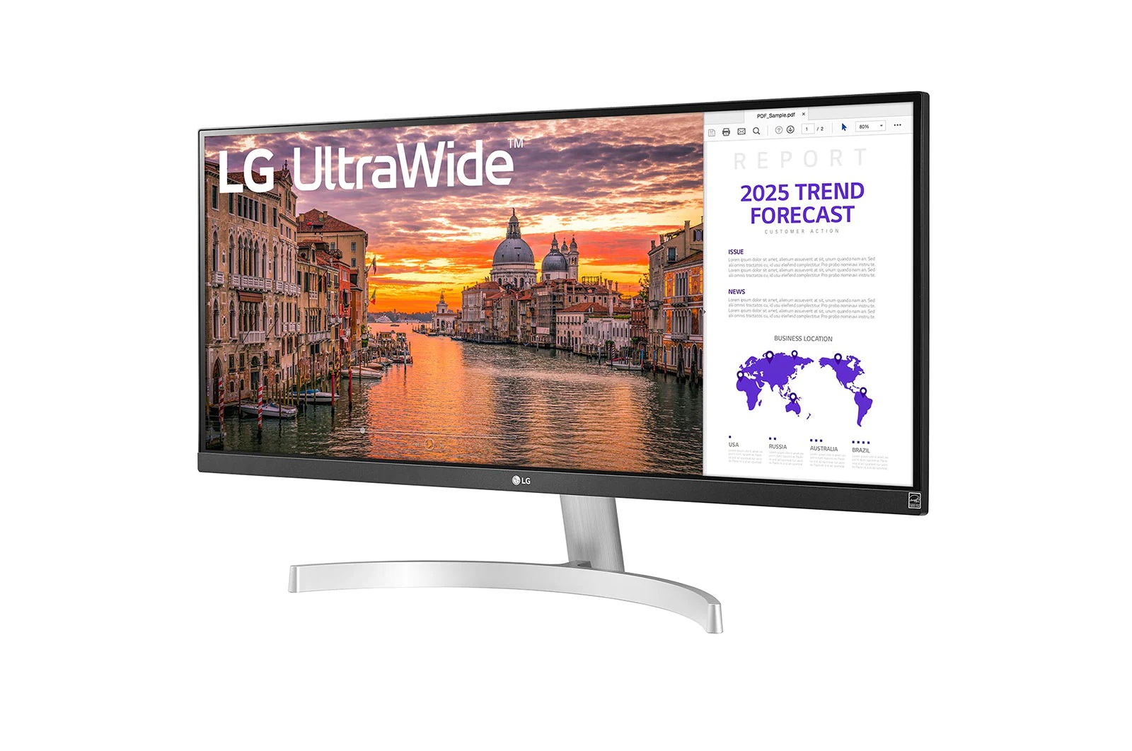 Monitor LED LG 29WN600-W 29" IPS QHD 2560x1080p HDMI HDR10 5Ms GARANTÍA 3 AÑOS