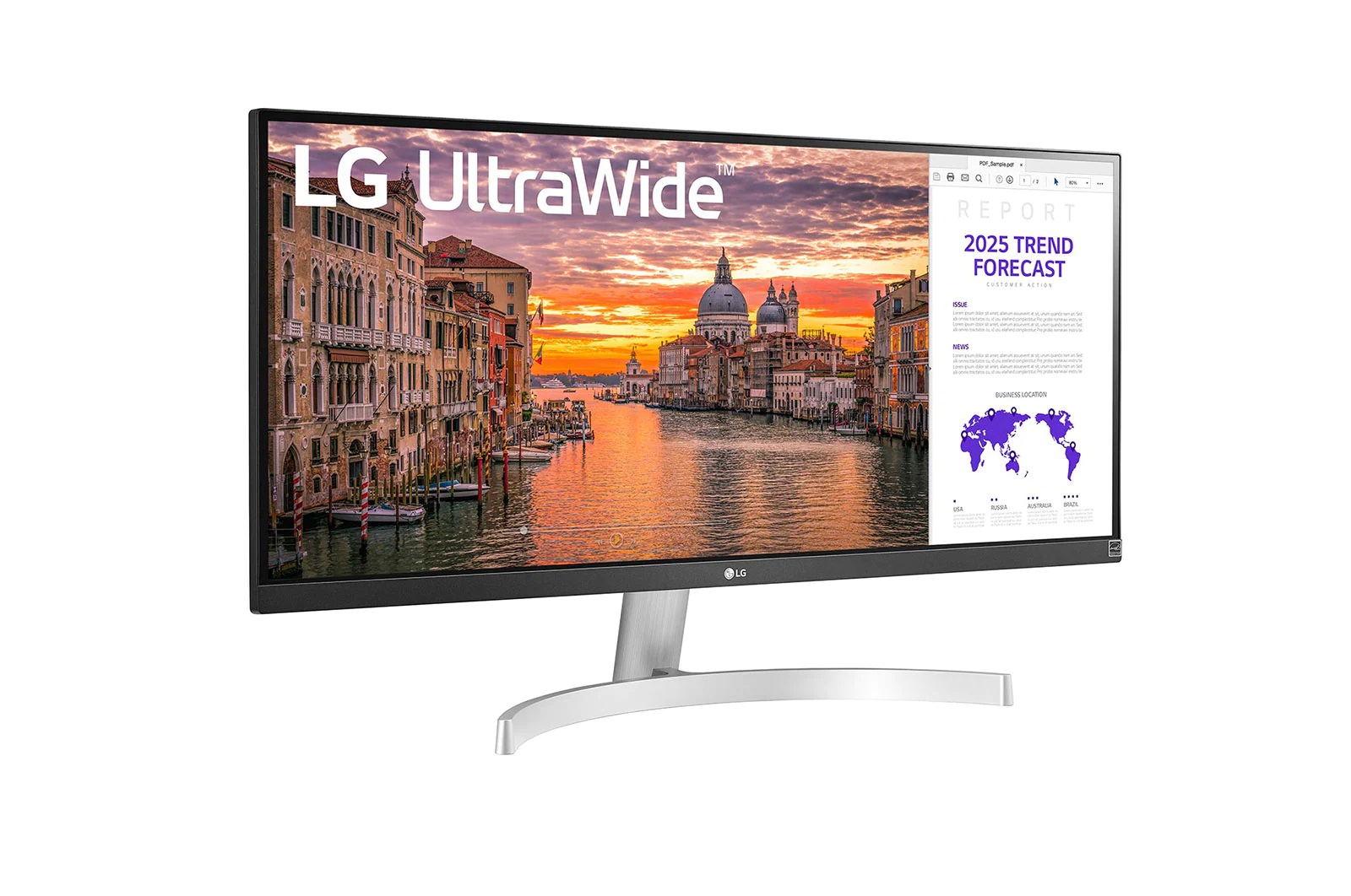 Monitor LED LG 29WN600-W 29" IPS QHD 2560x1080p HDMI HDR10 5Ms GARANTÍA 3 AÑOS