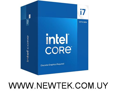 Procesador Intel Core i7 14700F Hasta 5.4 Ghz 20 Nucleos Socket 1700 14va Gen