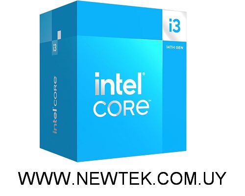 Procesador Intel Core I3 14100f Hasta 4.70 Ghz 4 Nucleos Socket 1700 de Gen 14