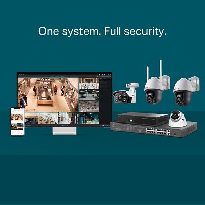 Camara de Seguridad Exterior Tp-Link VIGI C540-W 4MP WiFi Motorizada Full Color