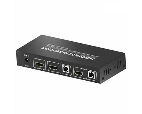 Switch KVM ANBYTE 520614 para 2 PC HDMI USB c/Audio