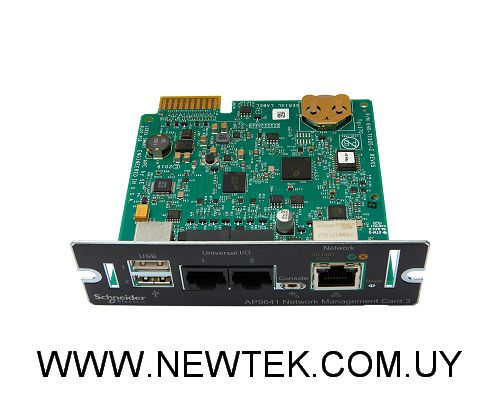 Tarjeta De Administración De Red Ups 3 Con Monitoreo Ambiental AP9641