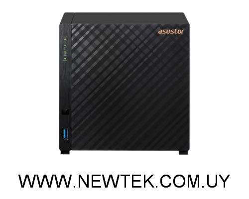 NAS ASUSTOR DRIVESTOR 4 AS1104T RTD1296 1GB DDR4 4 BAHÍAS