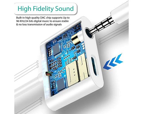 Adaptador PROMATE AUXCharge-C USB-C a USB-C Jack 3.5 mm