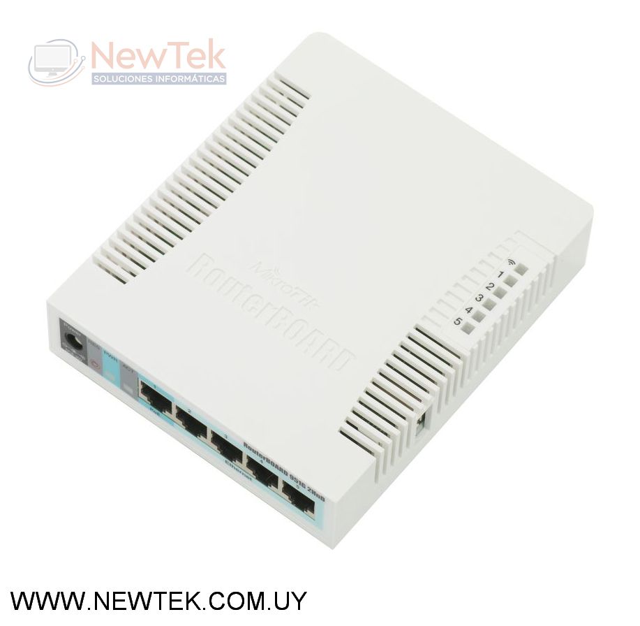 Access Point Inalambrico MikroTik RB951G-2HnD 2.4Ghz Gigabit x5 USB CPU 600Mhz