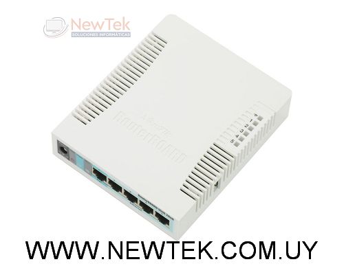 Access Point Inalambrico MikroTik RB951G-2HnD 2.4Ghz Gigabit x5 USB CPU 600Mhz