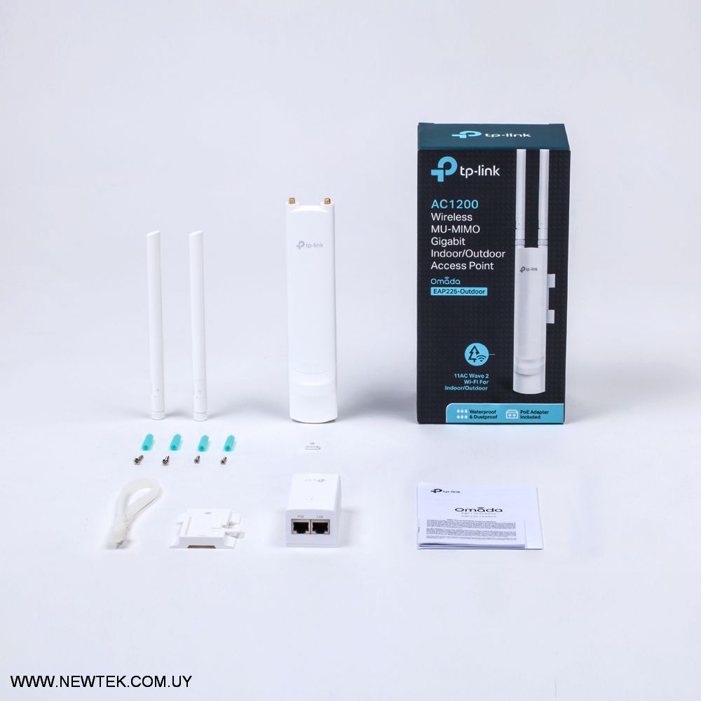 Access Point TP-LINK EAP225-Outdoor AC1200 MU-MIMO Wireless WIFI Para Exteriores
