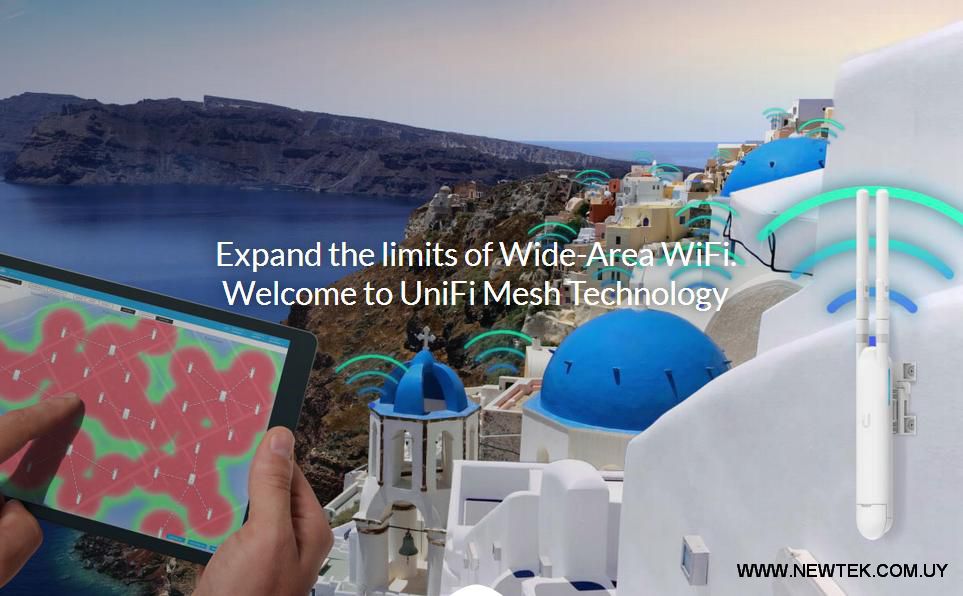 Access Point UBIQUITI UniFi AC MESH UAP-AC-M Antenas WIFI Para Exterior Gigabyte