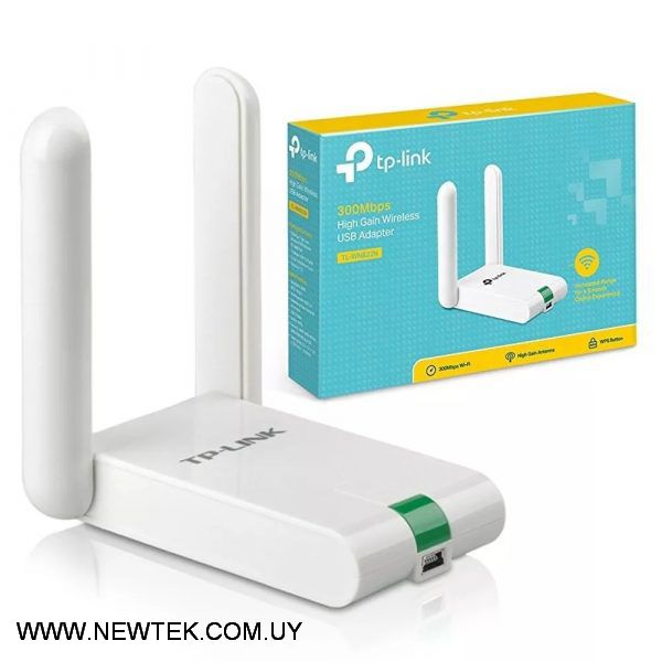 Adaptador Inalambrico USB Tp-Link TL-WN822N 300Mbps WiFi 3 dBi De Alta Ganancia