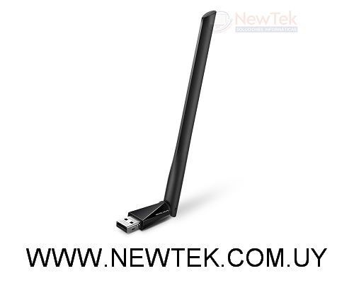 Adaptador Inalambrico USB MERCUSYS MU6H Hasta 433Mbps Antena Alta Ganancia 5dBi