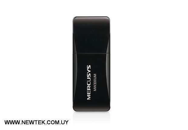 Adaptador Inalambrico USB MERCUSYS MW300UM Mini Wireless 300Mbps hotspot Wi-Fi