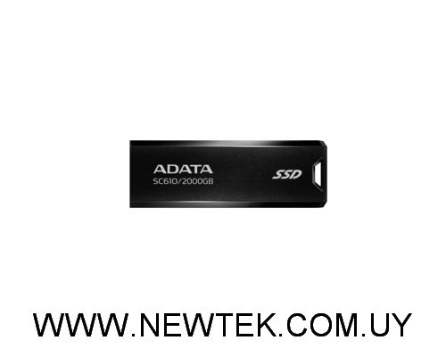 Disco Duro Externo Estado Solido Adata SC610 2TB 500Mbps USB 3.2