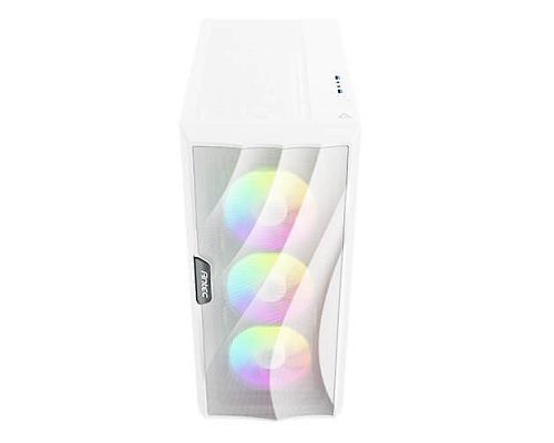 Gabinete Antec DF700 FLUX RGB Blanco + 5 fanes 3 Frontales - Trasero - Sobre Psu