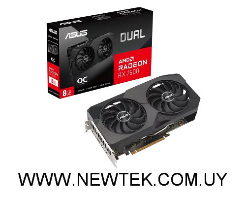 Tarjeta ASUS Dual Radeon RX 7600 OC 8GB GDDR6