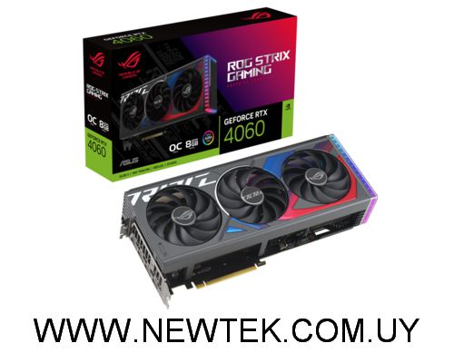 Tarjeta Asus ROG Strix GeForce RTX 4060 OC 8GB GDDR6