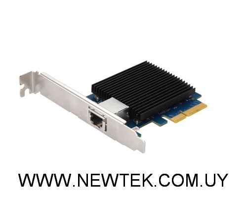Tarjeta red PCIe Asustor AS-T10G2 100 MbE/1 GbE/2,5 GbE/5 GbE/ 10 GbE