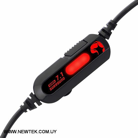 Auriculares Con Micrófono Marvo Scorpion HG9049 Gaming 7.1 RGB HEADSET USB 3.5mm
