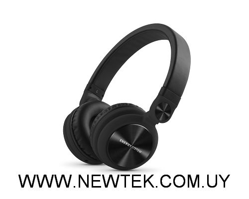 Auriculares Con Micrófono Energy Sistem Headphones DJ2 Black Cable extraíble
