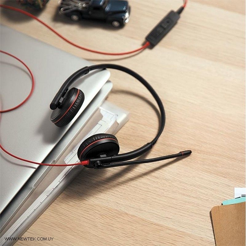 Auriculares con Microfono Poly Blackwire C3220 Estereo USB-C Control Integrado