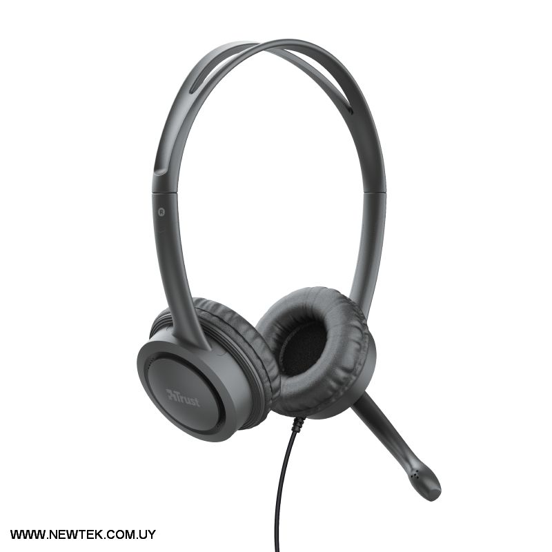 Auriculares con Microfono Trust MAURO 17591 Conexion USB Headset Conferencias