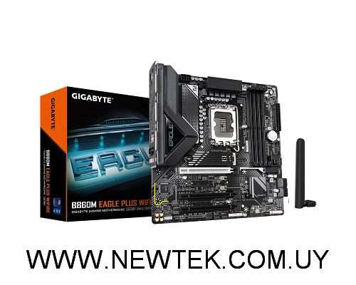 Placa Madre Gigabyte B860M EAGLE PLUS WIFI6E DDR5 HDMI Displayport