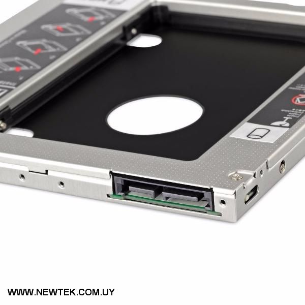 Bahia Notebook Caddy Adaptador Para Disco Duro HDD o SSD SATA 2.5 A Unidad DVD
