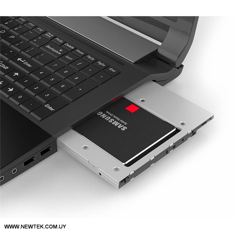 Bahia Notebook Caddy Adaptador Para Disco Duro HDD o SSD SATA 2.5 A Unidad DVD