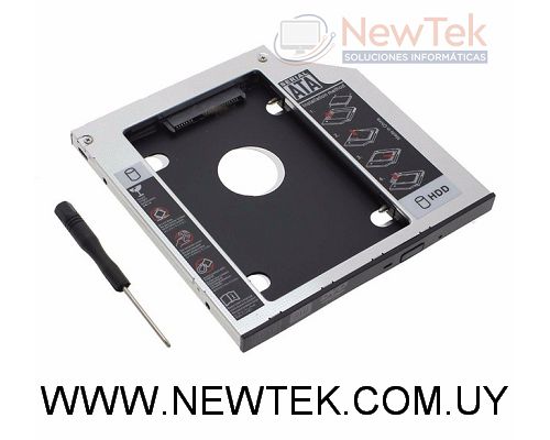 Notebook Caddy Adaptador Para Disco Duro HDD SSD 2.5 A DVD | NewTek Computers