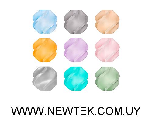 Filamento Bambu Lab PETG Translúcido Con Carrete Reusable 1kg 1,75mm