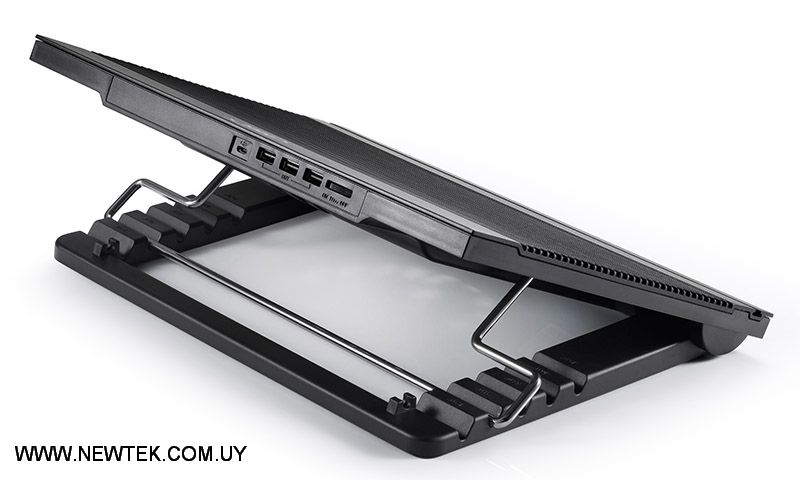 Bandeja DeepCool N9 BLACK Disipador Notebook Hasta 17 Pulgadas Puertos USB X3