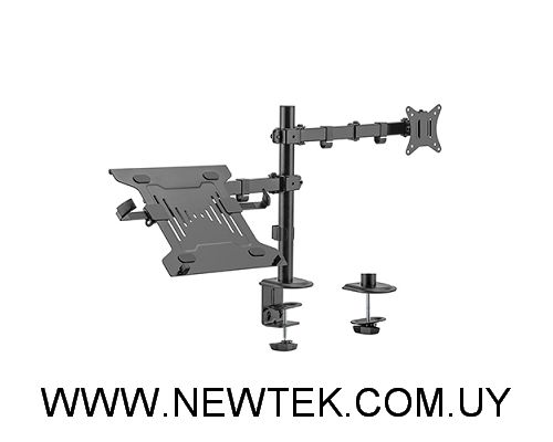 Soporte para monitor hasta 32" y notebook hasta 15.6"
