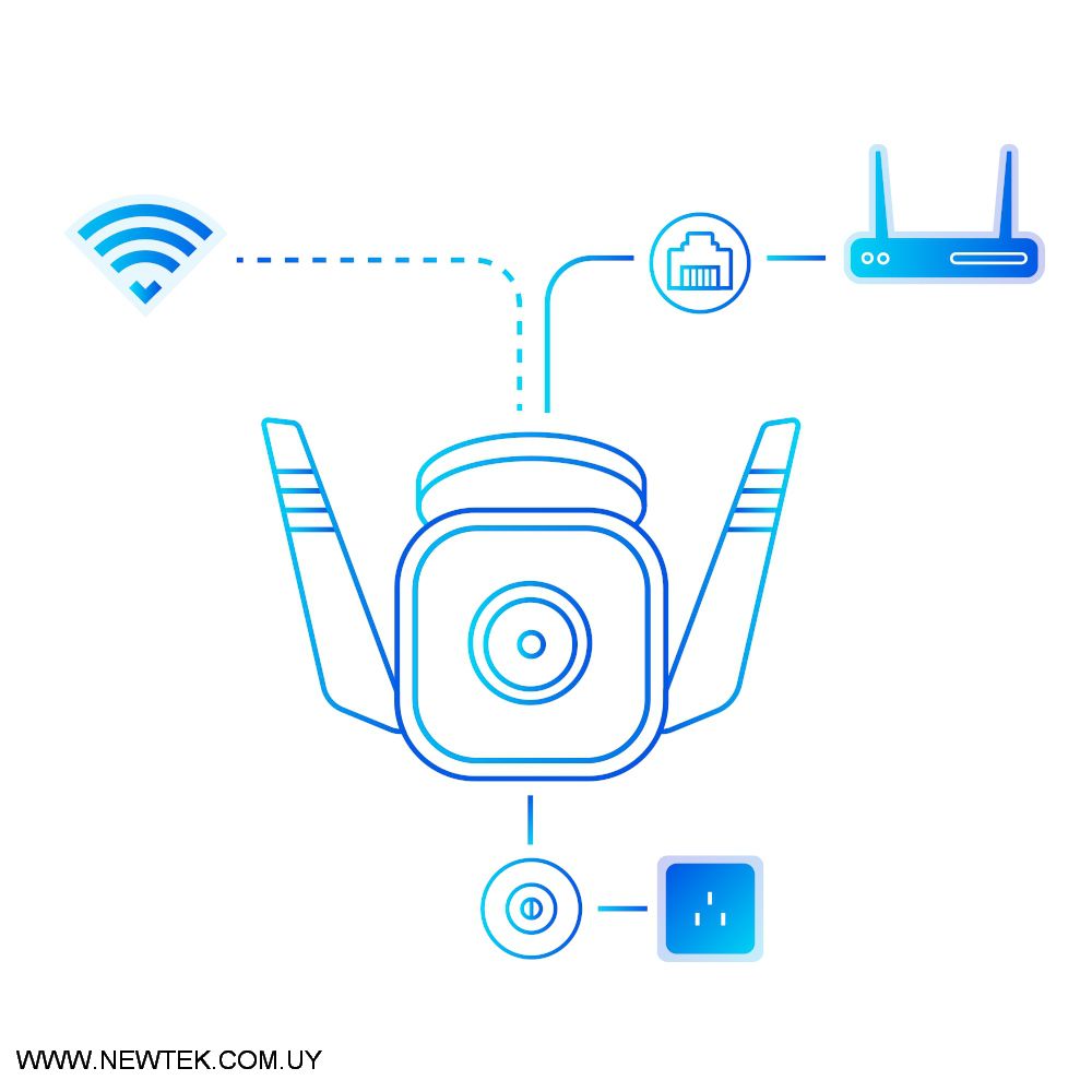 Camara de Seguridad IP Tp-Link Tapo C310 Exterior Inal Wi-fi Audio Bidireccional