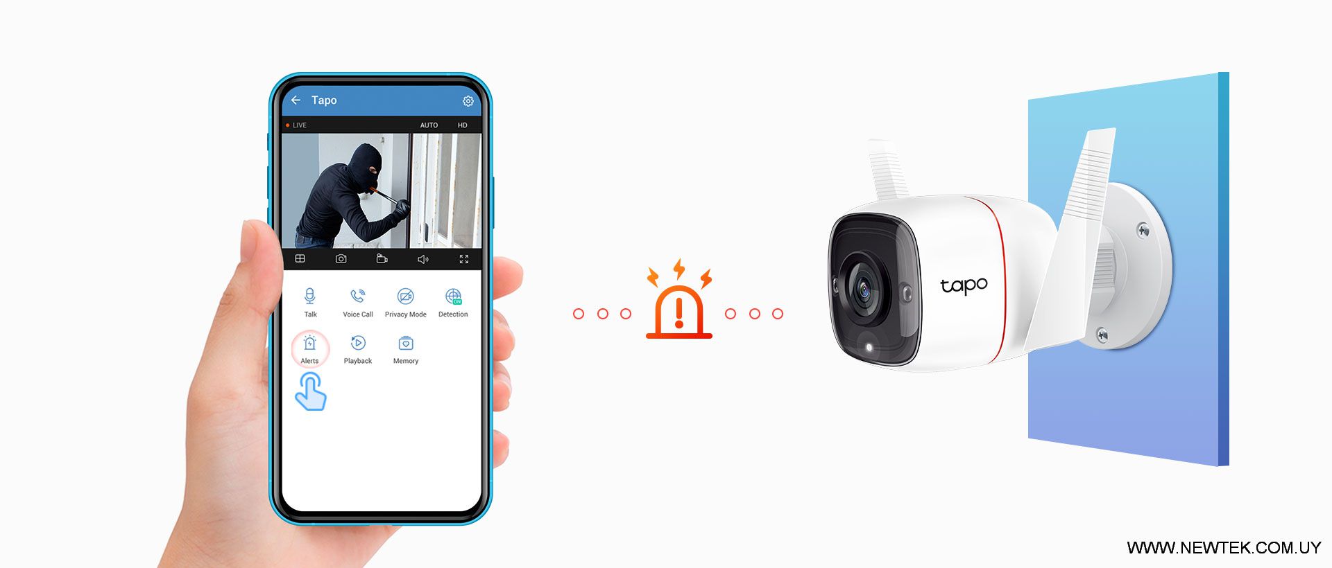 Camara de Seguridad IP Tp-Link Tapo C310 Exterior Inal Wi-fi Audio Bidireccional