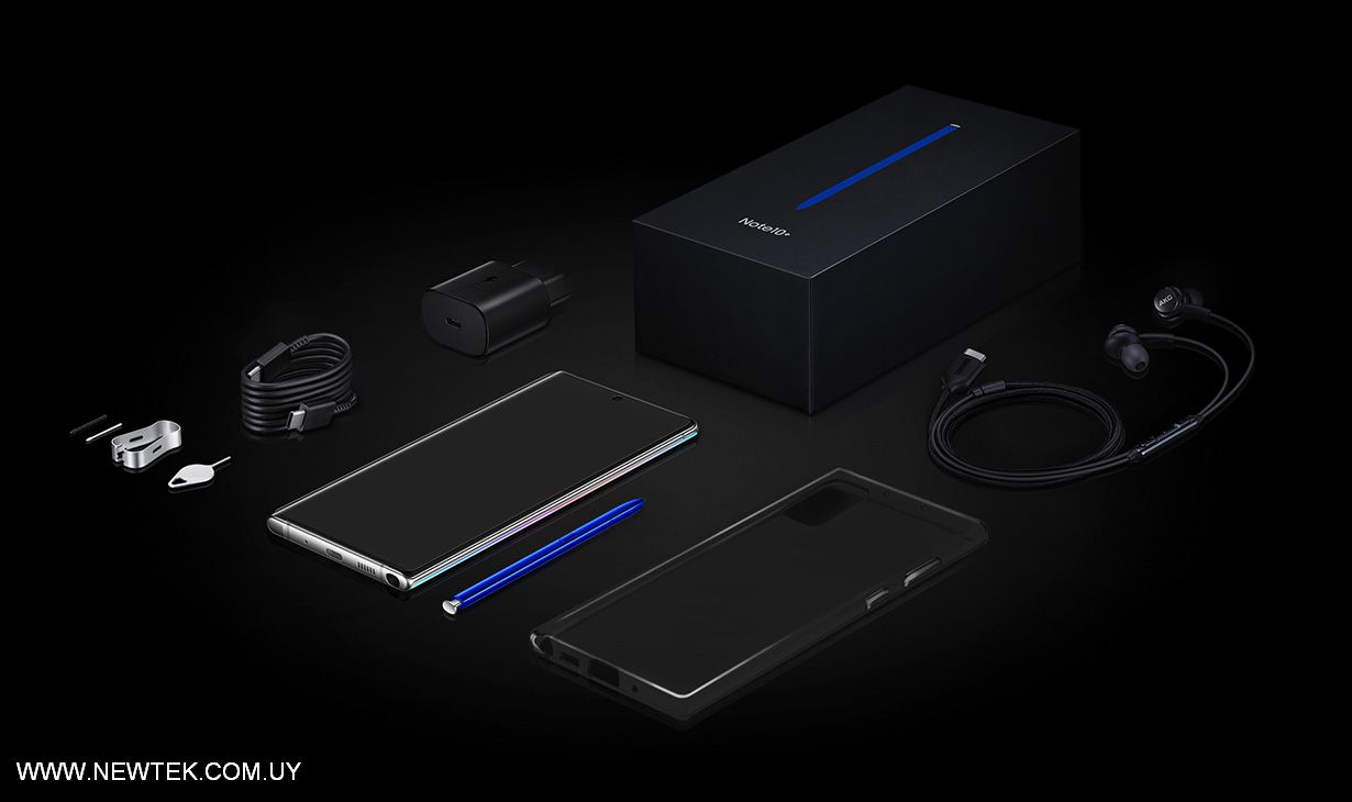 Celular Samsung Galaxy Note 10 Plus RAM 12G ROM 512G Camara Mult 12+16+12Mpx+VGA