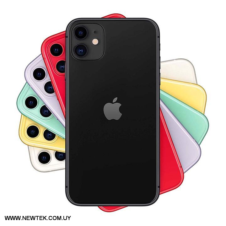 Celular Iphone 11 Black 4GB/128GB Cámara Dual 12MP+12MP Frontal 12MP iOS 13 4G