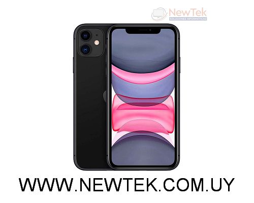 Celular Iphone 11 Black 4GB/128GB Cámara Dual 12MP+12MP Frontal 12MP iOS 13 4G