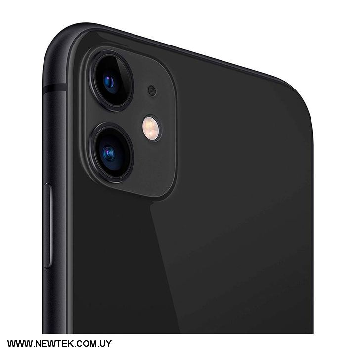 Celular Iphone 11 Black 4GB/128GB Cámara Dual 12MP+12MP Frontal 12MP iOS 13 4G