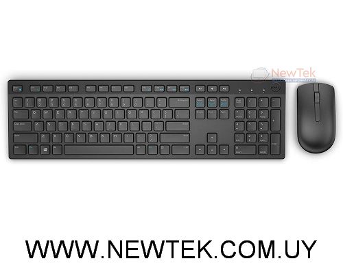 Combo Teclado Mouse Dell KM636 Inalambrico USB Negro Distribución en español