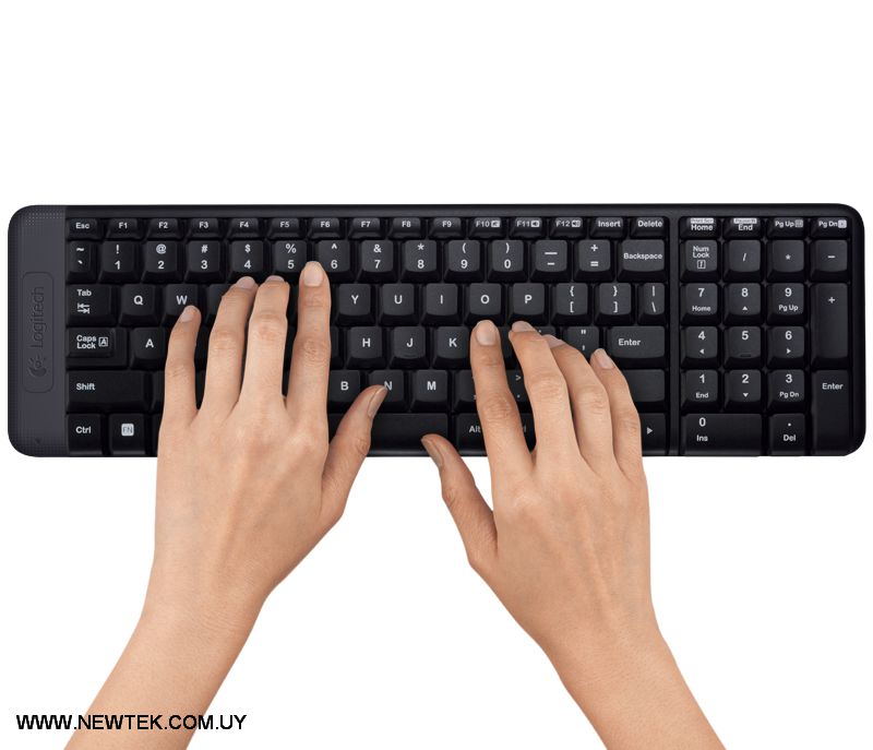 Combo Teclado Mouse Logitech MK220 Inalambrico USB Negro Distribución en Español