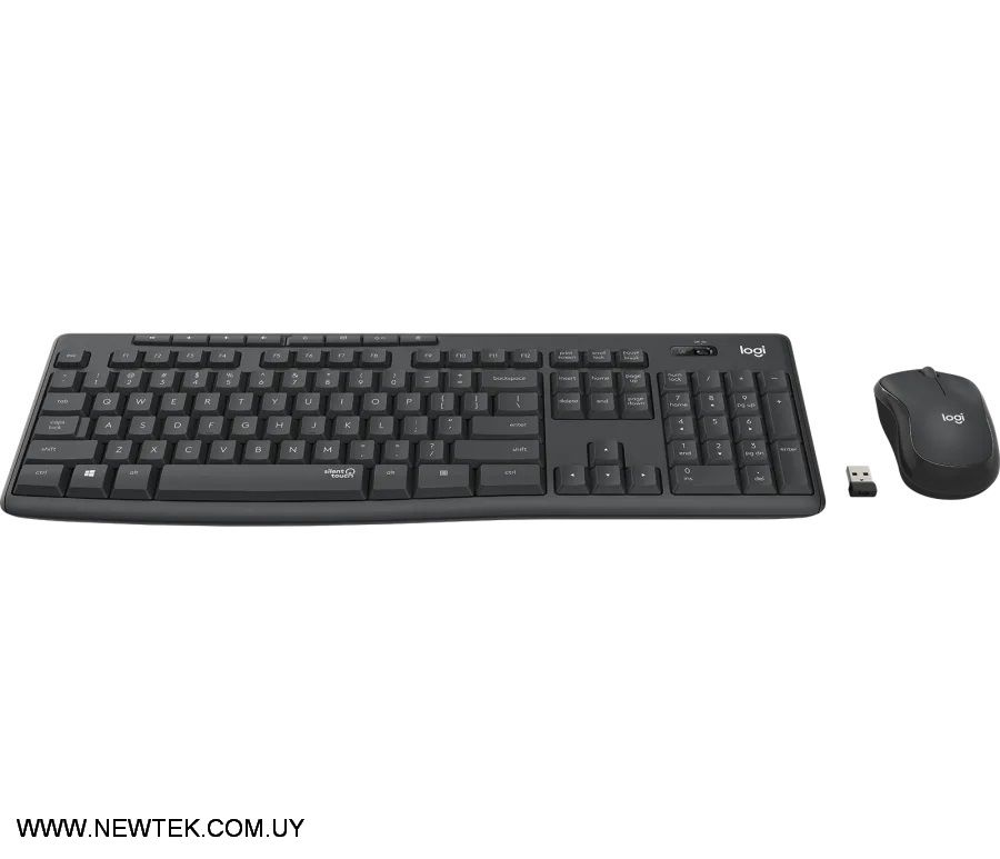 Combo Teclado Mouse Logitech MK295 Inalambrico Eliminación de Ruido SilentTouch