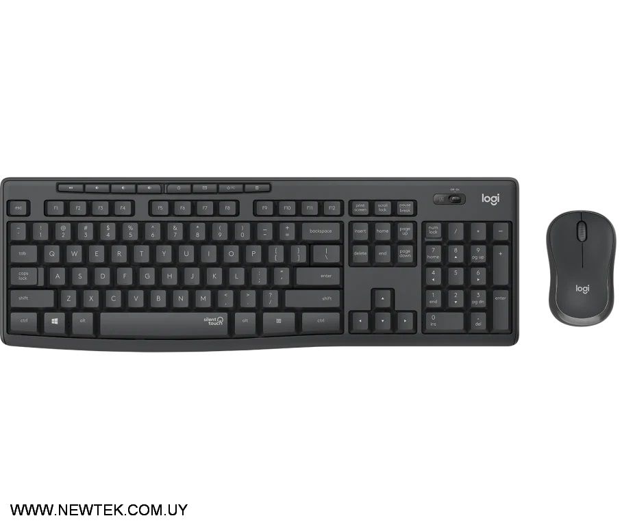 Combo Teclado Mouse Logitech MK295 Inalambrico Eliminación de Ruido SilentTouch