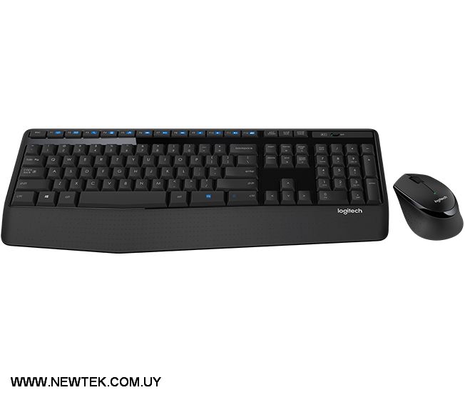 Combo Teclado Mouse Logitech MK345 Inalambrico USB Negro Distribución en Español