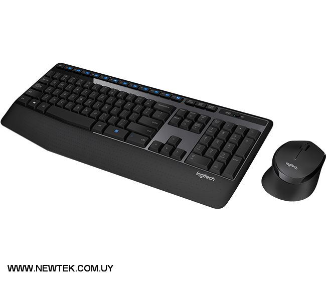Combo Teclado Mouse Logitech MK345 Inalambrico USB Negro Distribución en Español
