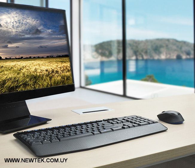 Combo Teclado Mouse Logitech MK345 Inalambrico USB Negro Distribución en Español