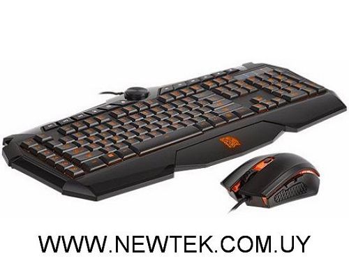 Combo Teclado Mouse Thermaltake CHALLENGER Prime RGB MBBRSP ANTIGHOSTING 3200DPI