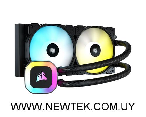Disipador Fan CPU Cooler Corsair H100 RGB 240