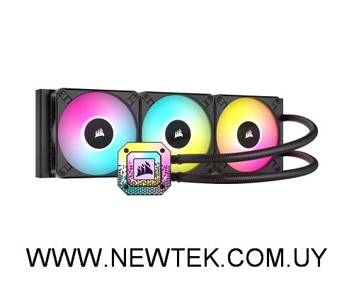 Disipador Fan CPU Cooler Corsair H150i ELITE CAPELLIX XT 360 Blanco o Negro